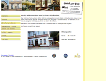 Tablet Screenshot of hotel-post-schalksmuehle.de